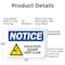 Signmission Pinch Point Hazard Keep Clear OSHA Notice Sign, Plastic, 14in W x 10in L, 2PK OS-2PACK-NS-P-1014-L-17287 - alternate 8